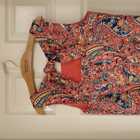 Talbots multi color shift dress - Picture 7 of 8